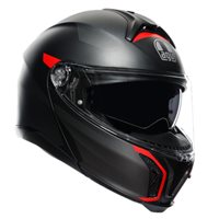 AGV Tour Modular Frequency Flip Front Helmet (Matt Gun|Red)
