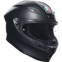 AGV K6-S Motorcycle Helmet (Matt Black)