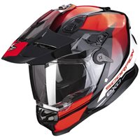 Scorpion Exo ADF 9000 Trail Adventure Helmet (Black|Red)