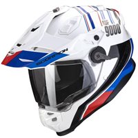 Scorpion Exo ADF 9000 Trail Adventure Helmet (Desert White|Blue|Red)