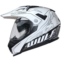 Wulfsport Prima X Dual Sport Adventure Helmet (White)