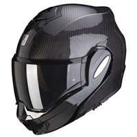 Scorpion Exo Tech Evo Carbon Flip Front Helmet (Black)
