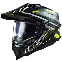 LS2 MX701 Explorer Carbon Edge Helmet (Black|Hi VizYellow) 06