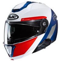 HJC I91 Bina Flip Front Helmet (White|Blue|Red)